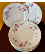 Northridge Fine Porcelain China PINK Victorian Rose Bread or Desert Plat... - £22.98 GBP