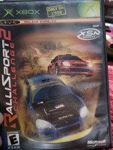 rally sport challenge 2 xbox case only from blockbuster no disc - £4.68 GBP