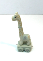 Precious Moments Birthday Series Train Giraffe Figure 6 Keep Looking Up Enesco - $10.88