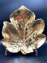 Royal Winton Grimwades Leaf Candy Dish &quot;Golden Age&quot; bone china VTG 1950s Uk - £19.74 GBP