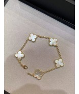 Van Cleef&amp;Arpels Vintage Alhambra bracelet, 5 motifs, 18K yellow gold - $1,450.00