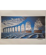 Rob Gonsalves Signed - The Sun Sets Sail - £109.38 GBP