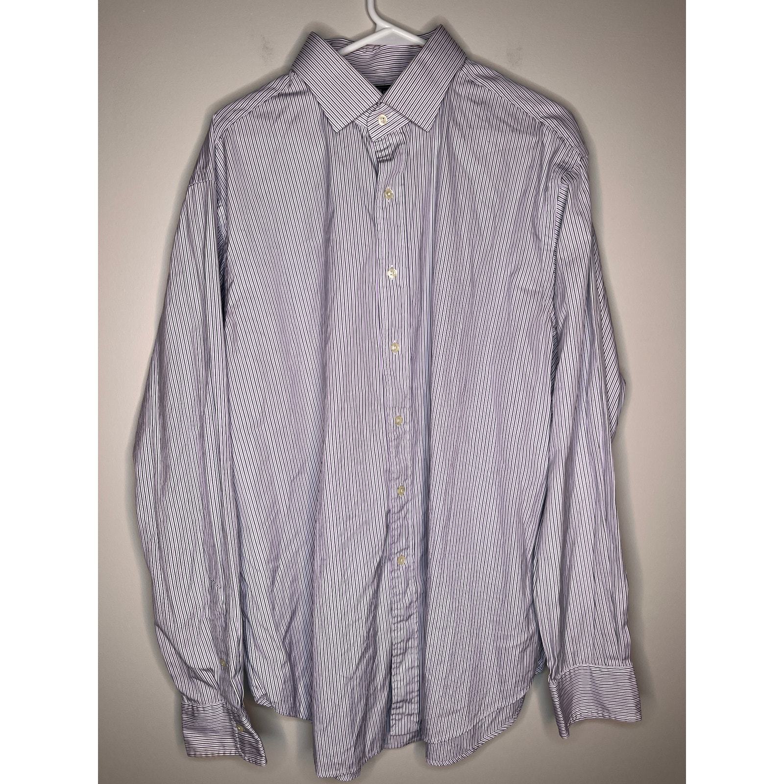 2000s Polo Ralph Lauren Regent Pastel Purple Lavender Stripe Old Money S... - $32.00