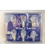 GODINGER SILVER ART WINE CHARMS  NEW IN BOX - $9.85