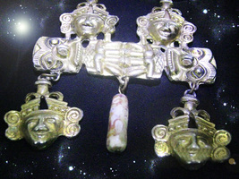 HAUNTED ANTIQUE NECKLACE MASTER WITCH MIGHTY TEMPLES OF POWER OOAK MAGICK  image 2