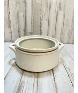 Stoneware Soup Tureen &quot;NO LID&quot; made in Japan KA100 Brown Stripe Handled - $246.78 MXN