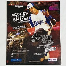 Snoop Dogg Projekt Revolution Tour Authentic Collection Magazine Print Ad 10x12 - £6.07 GBP