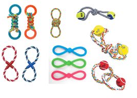 MPP Figure 8 Dog Toys Fun and Colorful Choices Tug Toss Fetch Play Ropes and Loo - £10.55 GBP+