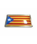 Kiola Designs Thin Bordered La Senyera Estelada Catalonia Flag Magnet - £16.02 GBP