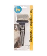 JW Gripsoft Cat Brush 7.5&quot;L Brush Head 2&quot;L x 2.5&quot;W Untangles mats and sn... - £7.77 GBP