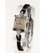 Femme Elgin 14k or Blanc Handwinding Montre-Bracelet W/Cordon Bande - €540,41 EUR