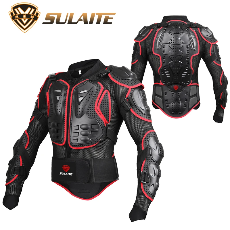 SULAITE Motorcycle Jacket Racing Armor Protector ATV Motocross Body Protection - £17.97 GBP+