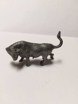 Bull, Pewter, Figurine, 2&quot; long x 1 1/4&quot; tall - $261.16 MXN