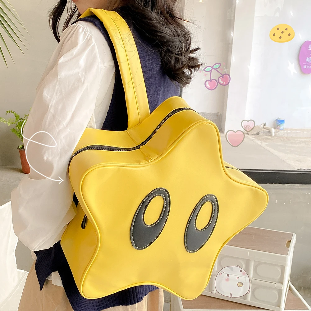 Big Eyes  Backpack Y2K Spicy Girl Book Bag Cute Fashion Student Schoolbag Women  - £62.52 GBP