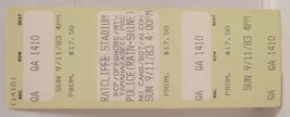 The Police - Vintage Original 1983 Fresno California Unused Whole Concert Ticket - £14.38 GBP