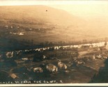 RPPC Aerial View From Palisades Cliff Fairlee Vermont VT UNP 1910s AZO P... - $14.80