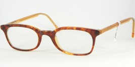 L.A. Eyeworks Hayden 375 Mottled Brown /AMBER Eyeglasses Lae Los Angeles 46mm - £76.31 GBP