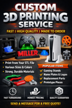Custom 3D Printing Service – Fast Turnaround | High Quality | Made to Order - $39.20