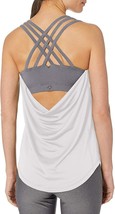 NWT Womens PrAna Yoga Pilates Strappy Top Bra New Waterfall XL Gray Silv... - $127.71