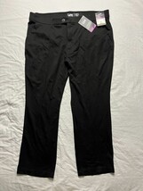 NWT Lee Pants Women’s 18P Black Midrise Straight Pleated 1NFPT01 Casual ... - $20.00
