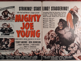 Vintage Movie Ad Advertisement Mighty Joe Young Terry Moore Ben Johnson 1949 - £8.49 GBP