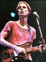 Television band Tom Verlaine Fender Jazzmaster Guitar 8 x 11 color pin-up photo - £3.01 GBP