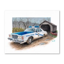 Signed 1978 FORD KENTUCKY STATE POLICE CAR Poster Print Wall Art 11x14 U... - €20,50 EUR