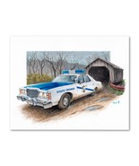 Signed 1978 FORD KENTUCKY STATE POLICE CAR Poster Print Wall Art 11x14 U... - $33.39 CAD