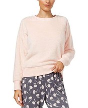 Alfani Womens Fuzzy Pajama Top Only,1-Piece,Size X-Small,Soft Shell Pink... - £44.60 GBP