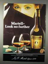 1983 Martell Medaillon Cognac Ad - Look No Further - £14.59 GBP