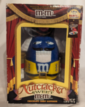 M&amp;M Nutcracker Limited Edition Chocolate Candy Dispenser Holiday Blue &amp; ... - $14.49