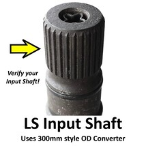 4L60E 4L65E 4L70E Transmission INPUT DRUM WITH SHAFT, 300MM W/ RELUCTOR Loaded image 4