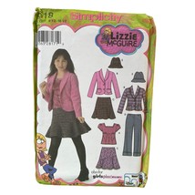 Simplicity Sewing Pattern 4518 Jacket Skirt Hat Pants Top Girls Size 8.5-16.5 - £7.18 GBP