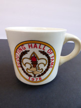 VTG BSA Boy Scouts of America Mug Cup Scouting Hall of Fame 1978 - £18.99 GBP