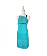 Tupperware Logo Apron Teal / Aqua Blue and Black Embroidered award New - $312.53 MXN