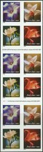 Flowers Full Booklet Pane of Twenty 34 Cent Postage Stamps Scott 3457a - $14.00