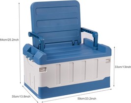 Storage Containers Can Be Used As Seat, Car Trunk Organizer Camping - £74.83 GBP