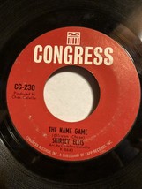 Shirley Ellis The Name Game /Whisper to Me Wind 7&quot; 45 Play Tested VG PET... - £3.55 GBP