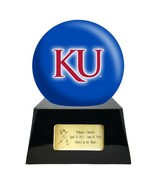 Large/Adult 200 Cubic Inch Kansas Jayhawks Metal Ball on Cremation Urn Base - $549.99