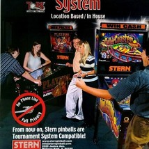 Tournament Pinball FLYER Original TOPS Playboy Roller Coaster Tycoon 2002 - $25.20