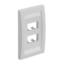 Panduit CFPE4WHY FACEPLATE 4PT SGL GANG WHT - $26.50