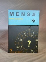 MENSA MIGHTY MIND BENDERS Word Puzzles by Chronicle Books 1993 Flash Cards - £6.19 GBP