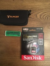 SanDisk Extreme PRO 32GB SDHC UHS-I Memory Card, Card Reader &amp; Card Case... - $14.85