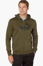 Puma Ess Full Zip Fleece Hoodie Forest Night Size Xl - $58.83