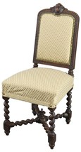 Antique Dining Chair Hunting Renaissance Barley Twist Gold Oak - £414.86 GBP