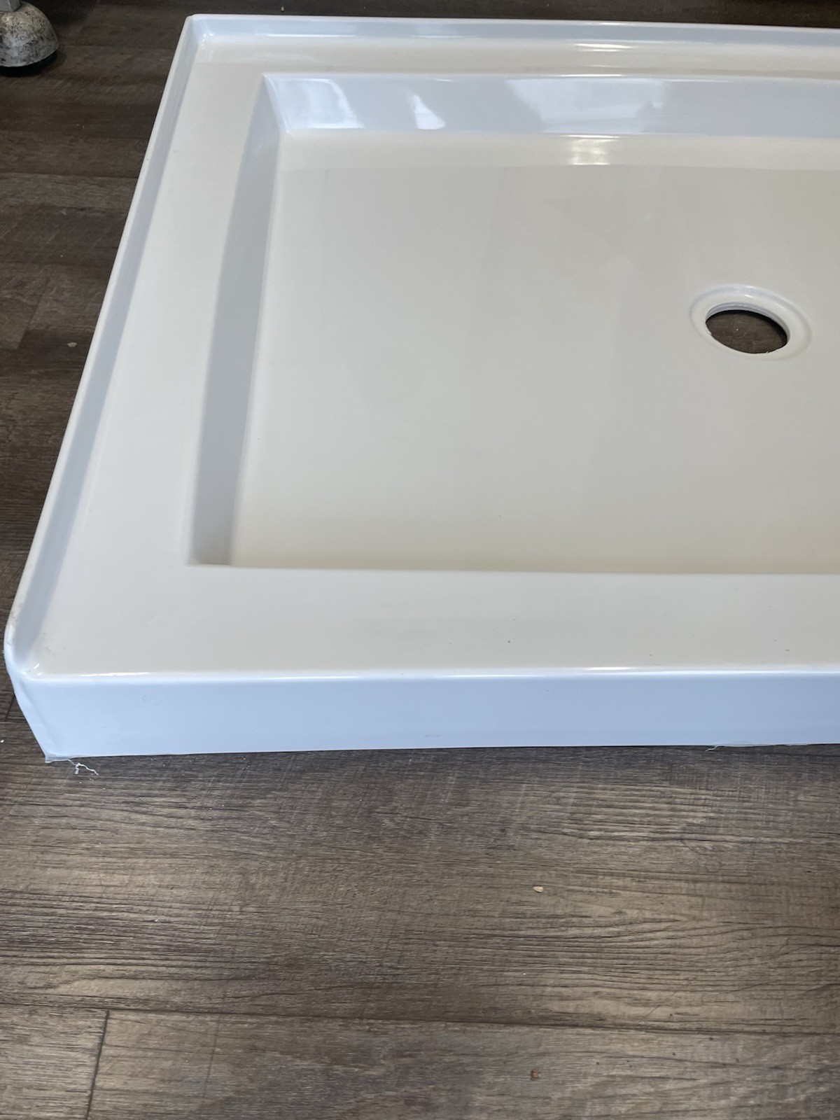 Sherlic  Shower Pan Base 48 x 36 x 3 5/8 Center Drain Molded Tile 3 Flange Item image 4