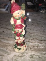 Stack Snowman Figurine - $14.31
