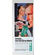 GILLETTE SUN UP - After Shave - France - Lavender - 1964 Vintage Print Ad - $12.48