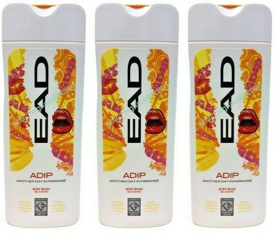 ( LOT 3 ) EAD ADIP ANOTHER DAY IN PARADISE Body wash GEL DE BANO 12 Oz Each - $28.70