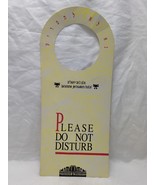 Vintage Israeli Leromme Jerusalem Hotel Please Do Not Disturb Door Knob ... - $49.49